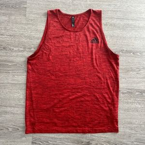 Adidas AEROREADY Red Heather Active Tank